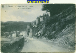 La Roche - Le Chateau, Vue Prise A L'entree De La Route D'Houffalize - La-Roche-en-Ardenne