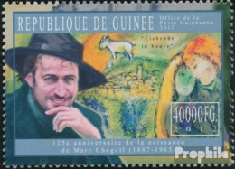 Guinea 9074 (kompl. Ausgabe) Postfrisch 2012 Marc Chagall - Guinea (1958-...)