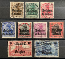 België, 1914, OC1/9, OBP 120€ - OC1/25 Gouvernement Général