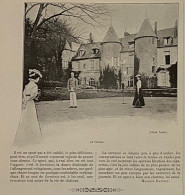 1898 LE LAWN TENNIS - EQUITATION - LE CRIQUET GOLF ETC... - LES SPORTS AU CHATEAU - LA VIE AU GRAND AIR - 1900 - 1949