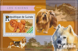 Guinea Block 2510 (kompl. Ausgabe) Postfrisch 2015 Hunde - Guinée (1958-...)