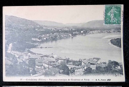 Cp, 69, Condrieu, Vue Panoramique De Condrieu Et Vérin, Voyagée 1912 - Condrieu