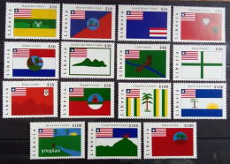 Liberia 2008, Local Flags, MNH Stamps Set - Liberia