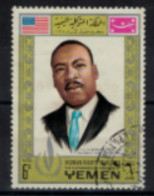 Yémen - "Année Des Droits De L'Homme : Martin Luther King" - Oblitéré N° 261(c) De 1968 - Yemen