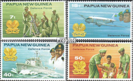 Papua-Neuguinea 409-412 (kompl.Ausg.) Postfrisch 1981 Verteidigung - Papúa Nueva Guinea