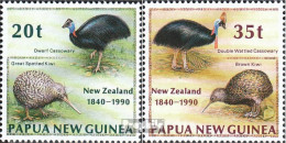 Papua-Neuguinea 620-621 (kompl.Ausg.) Postfrisch 1990 Vögel - Papúa Nueva Guinea