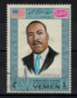 Yémen - "Année Des Droits De L'Homme : Martin Luther King" - Oblitéré N° 261(b) De 1968 - Jemen