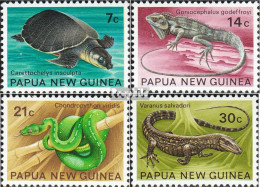 Papua-Neuguinea 219-222 (kompl.Ausg.) Postfrisch 1972 Reptilien - Papúa Nueva Guinea