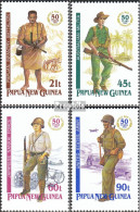 Papua-Neuguinea 659-662 (kompl.Ausg.) Postfrisch 1992 Weltkrieg - Papúa Nueva Guinea