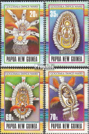 Papua-Neuguinea 616-619 (kompl.Ausg.) Postfrisch 1990 Masken - Papúa Nueva Guinea
