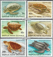 Papua-Neuguinea 467-472 (kompl.Ausg.) Postfrisch 1984 Meeresschildkröten - Papúa Nueva Guinea