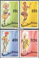 Papua-Neuguinea 535-538 (kompl.Ausg.) Postfrisch 1986 Tänze - Papúa Nueva Guinea