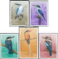 Papua-Neuguinea 402-406 (kompl.Ausg.) Postfrisch 1981 Eisvögel - Papúa Nueva Guinea