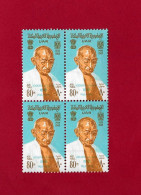 Egypte - Egypt 1969 Block Of 4 MNH Gandhi - Unused Stamps
