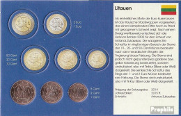 Litauen LIT1 - 3 2015 Stgl./unzirkuliert 2015 Kursmünze 1, 2 Und 5 Cent - Litouwen