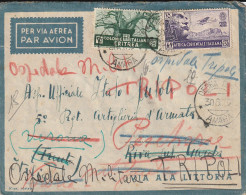 Italy. A203. 1939. Lettera Da DEBRA (AMARA)  Per OSPEDALE MILITARE TRIPOLI, Completa Di Testo - Italiaans Oost-Afrika