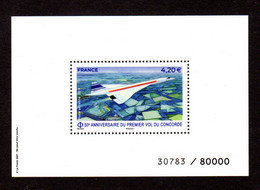 FRANCE 2019 - Yvert PA 83 - NEUF** LUXE/MNH - Mini Feuillet Concorde - 1960-.... Mint/hinged