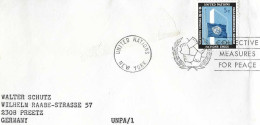 Postzegels > Amerika > Verenigde Naties > New York - Hoofdkwartier Van De VN Brief Met 1 Postzegel (16956) - Other & Unclassified