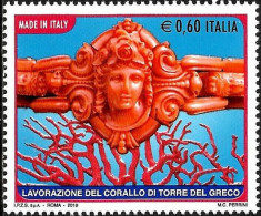 Italy - 2010 - Made In Italy - Coral Decorations - Mint Stamp - 2001-10:  Nuovi