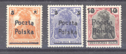 Pologne  :  Yv  57-60  *  Sauf 59 - Unused Stamps