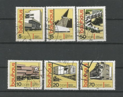 DDR 1980 Architecture  Y.T. 2169/2174 (0) - Used Stamps