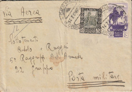 Italy. A203. 1940. Lettera Da DERNA Per Via Aerea, Completa Di Testo - Libye