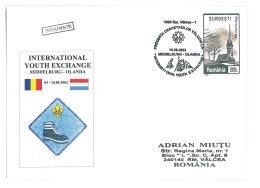 SC 59 - 1333 Scout ROMANIA - Cover - Used - 2002 - Lettres & Documents