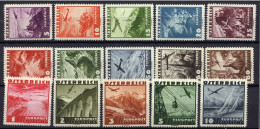 Österreich 1935, Mi 598-612 **, Flugpost [200424XIV] - Nuovi