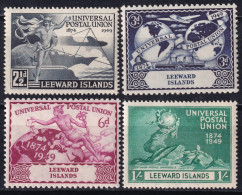 Leeward Islands, 1949  Y&T. 112 / 115, MH. - Leeward  Islands