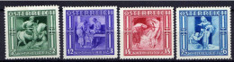 Österreich 1936, Mi 628-631 * [200424XIV] - Ungebraucht