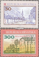 Kroatien 198-199 (kompl.Ausg.) Postfrisch 1992 Freimarken - Kroatien