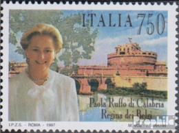 Italien 2504 (kompl.Ausg.) Postfrisch 1997 Königin Paola - 1991-00: Mint/hinged