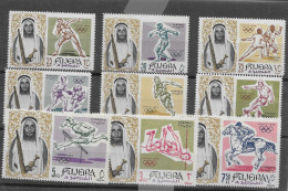 Fujeira Mnh ** 1964 Sports Set 16 Euros - Fudschaira