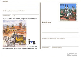 BRD PSo41 Amtliche Sonderpostkarte Gebraucht 1996 Briefmarkentage - Postales - Usados