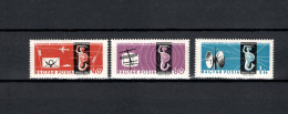 Hungary 1961 Space, Telecommunication Set Of 3 MNH - Europa