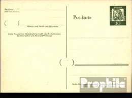 BRD P60 Amtliche Postkarte Gebraucht 1961 Bedeutende Deutsche - Altri & Non Classificati
