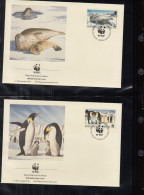 BRITISCHES ANTARKTIS-TERRITORIUM  193-196, 4 FDC, WWF, Weltweiter Naturschutz: Robben Und Pinguine, 1992 - Nuevos