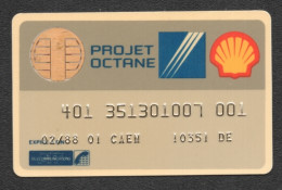 CARTE A PUCE SHELL / CARTE DE TEST PROJET OCTANE / VOIR AU DOS PTT / EQUIPEMENT TERRITOIRE F151 - Zonder Classificatie