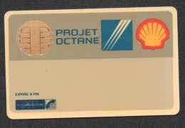 CARTE A PUCE SHELL / CARTE DE TEST PROJET OCTANE / VOIR AU DOS PTT / EQUIPEMENT TERRITOIRE F153 - Sin Clasificación