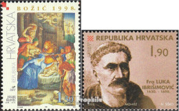 Kroatien 490,491 (kompl.Ausg.) Postfrisch 1998 Weihnachten, Ibrisimovic - Croatia