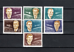 Hungary 1962 Space, Astronauts And Cosmonauts Set Of 7 MNH - Europe