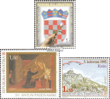 Kroatien 323,327,330 (kompl.Ausg.) Postfrisch 1995 Unabhängigkeit, Antonius, Knin - Croazia