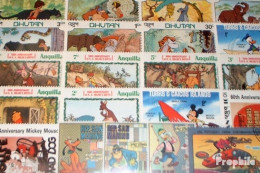 Motive Briefmarken-100 Verschiedene Comics Marken - Stripsverhalen