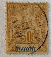 Mayotte YT N° 9 - Usati