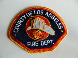 LOS ANGELES +POMPIERS : TRES BEL ECUSSON DES POMPIERS DU COUTRY OF LOS ANGELES FIRE DEPARTEMENT ETATS UNIS - Feuerwehr