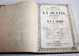 LA MUETTE DE PORTICI OPERA EN 5 ACTES, MUSIQUE De AUBER, PARTITION CHANT & PIANO, ANCIEN LIVRE XIXe SIECLE (1803.221) - Musique