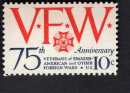 2013278900 1974 SCOTT 1525 (XX) POSTFRIS MINT NEVER HINGED   - VETERANS OF FOREIGN WARS - Ungebraucht