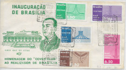 Brazil 21.4.1960 Creation Of Brasilia Capital FDC - FDC