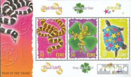 Irland Block37 (kompl.Ausg.) Postfrisch 2001 Neujahr - Hojas Y Bloques