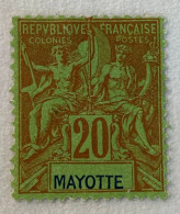 Mayotte YT N° 7 Neuf* Signé RP - Neufs